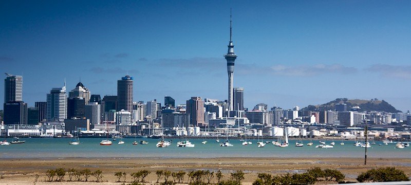 Auckland City Skyline