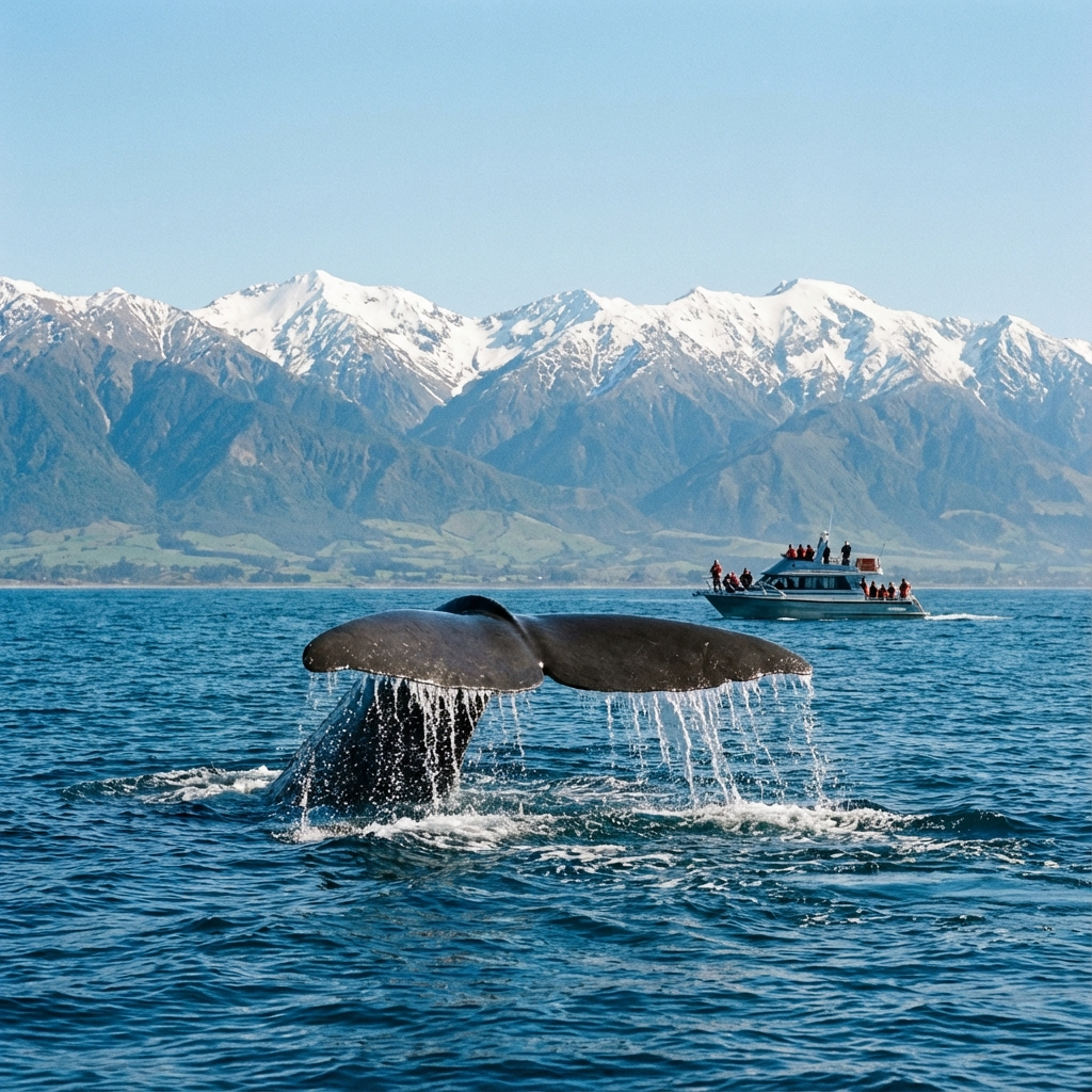 Sperm Whale Fluke in Kaikoura